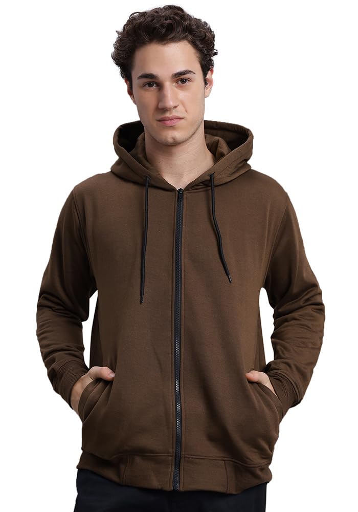Wear Your Opinion Men's Plus Size Fleece Zipper Hoodie Jacket