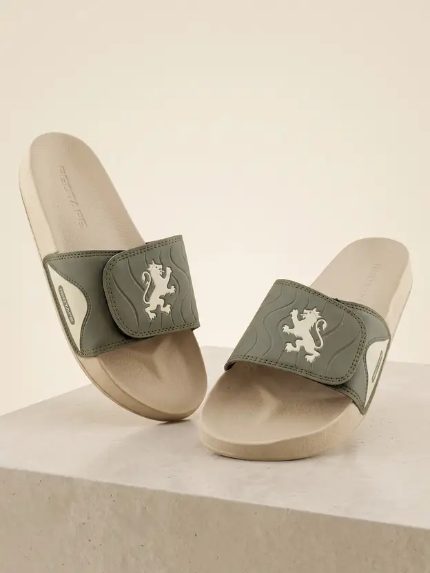 RED TAPE Men Slides (Olive)