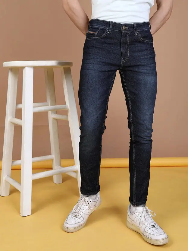 Slim Men Blue Jeans thumbnail 2