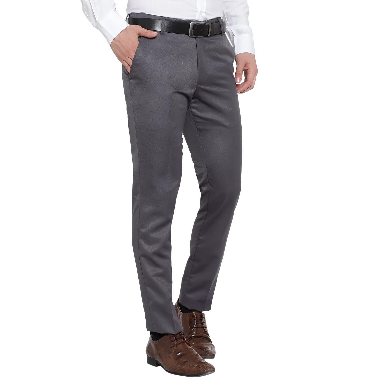 Men's Regular Fit Polycotton Formal/Casual Trouser Pant thumbnail 2
