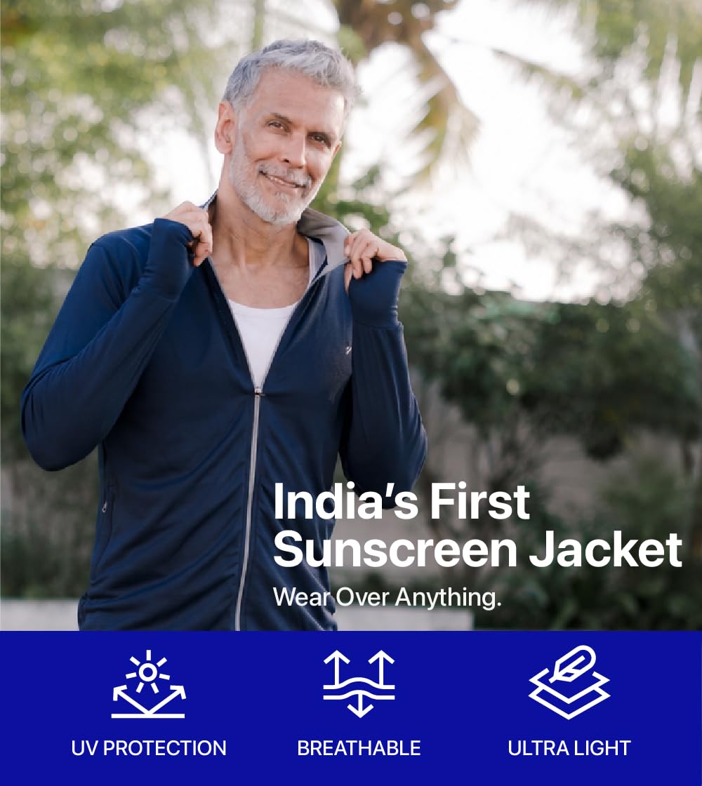 Sunscreen Jacket with UV Protection UPF 50+, Breathable Lightweight Jacket for Men thumbnail 2