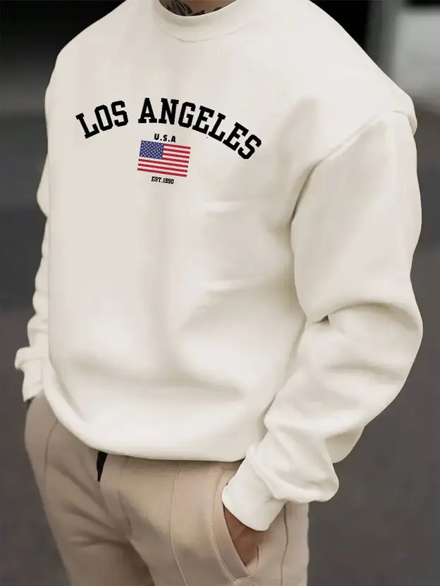Men Full Sleeve Printed Sweatshirt